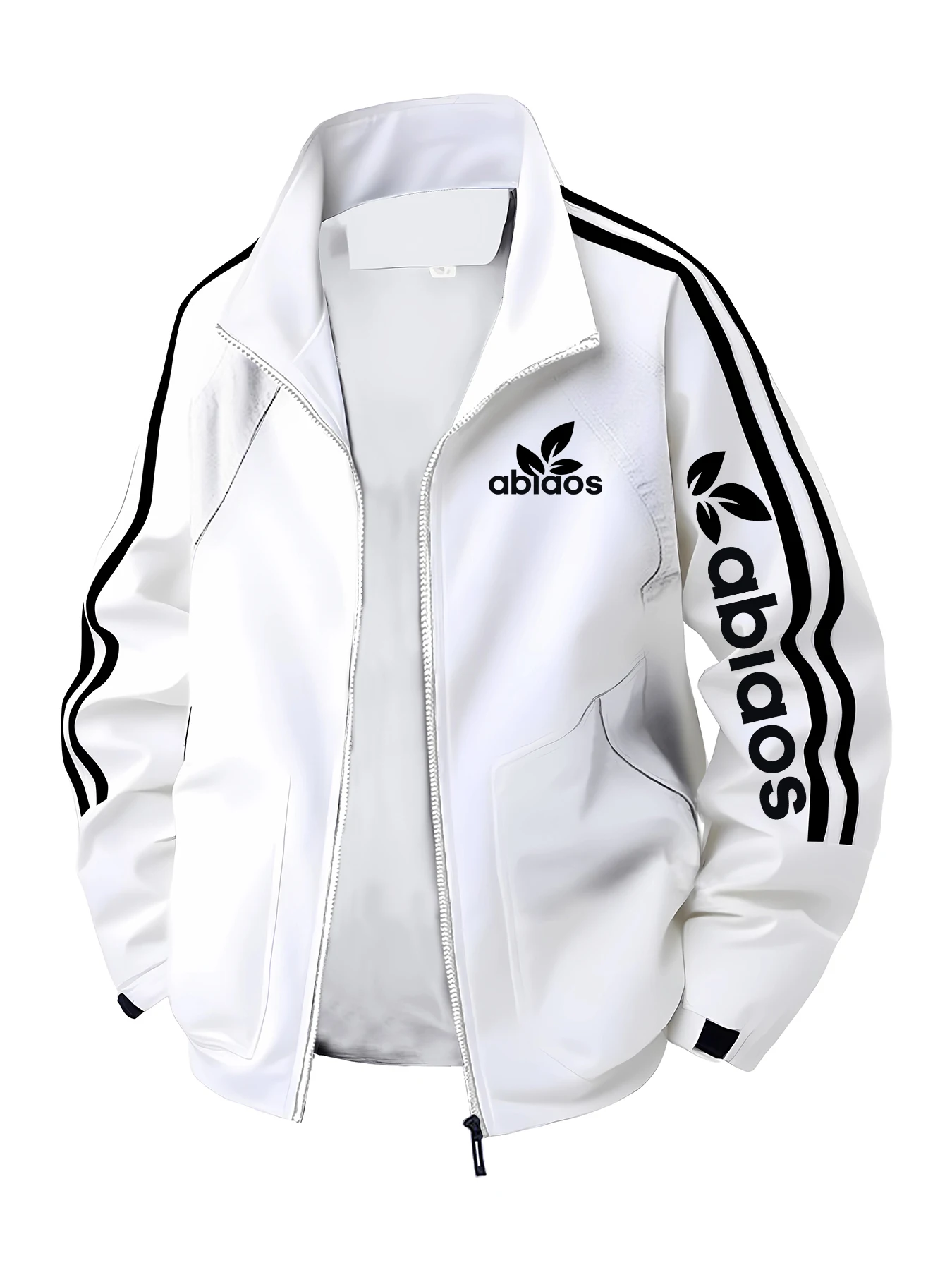 

Новая мужская ветрозащитная куртка с воротником-стойкой и модным принтом в виде клевера, подходит для повседневной носки.