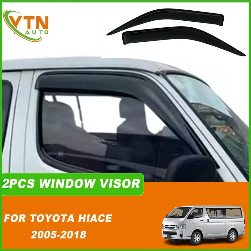 

Для Toyota Hiace 2005-2018 автомобильное окно от дождя солнцезащитный козырек крышка щит боковой оконный дефлектор