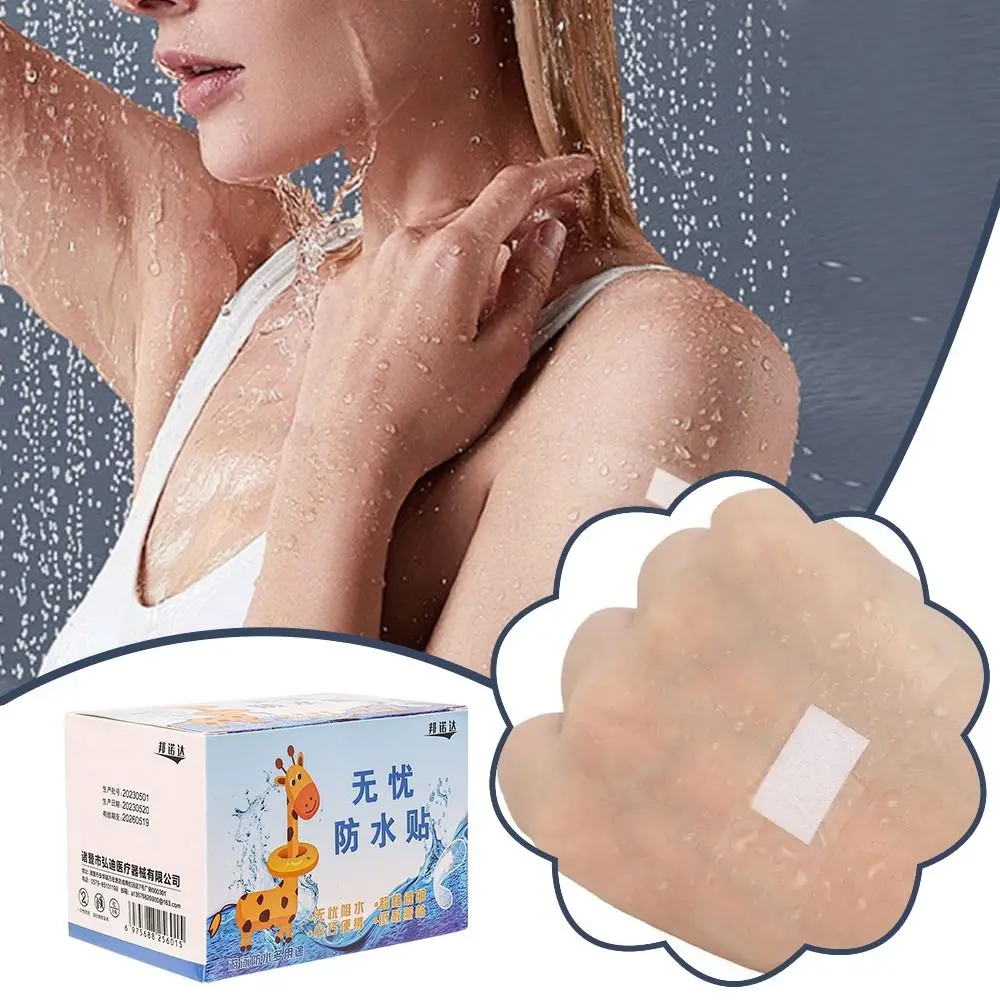 60Pcs Transparent Adhesive Bandages Anti-friction Invisible Kids Finger Stickers High Viscosity Breathable Foot Patch