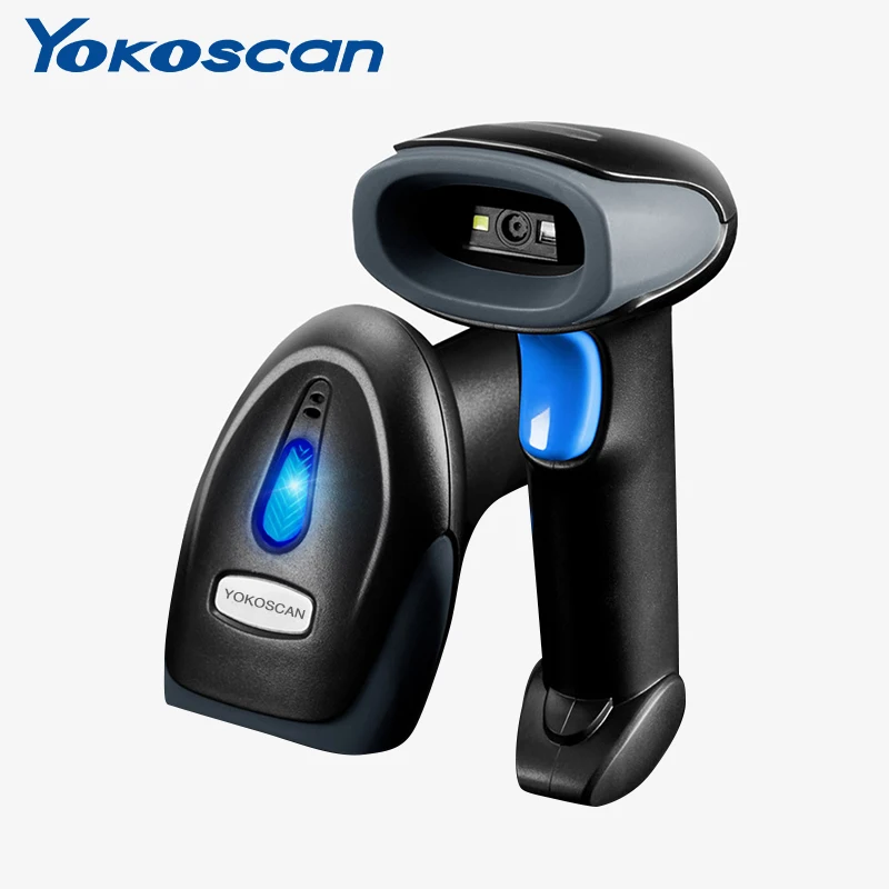 Yokoscan Factory Brand Laser 1D 2D Qr Long Range Wireless Price Lector Bar Code Scan Reader Handheld Barcode Scanner OEM ODM