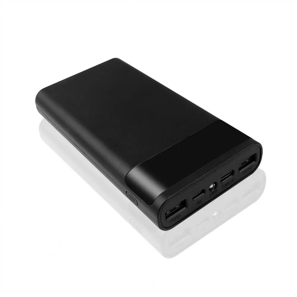 Durable  Power Bank Case Detachable 6x18650 Mobile Battery Charger Box Dual USB Output 20000mAh Power Bank Shell Phone Supply