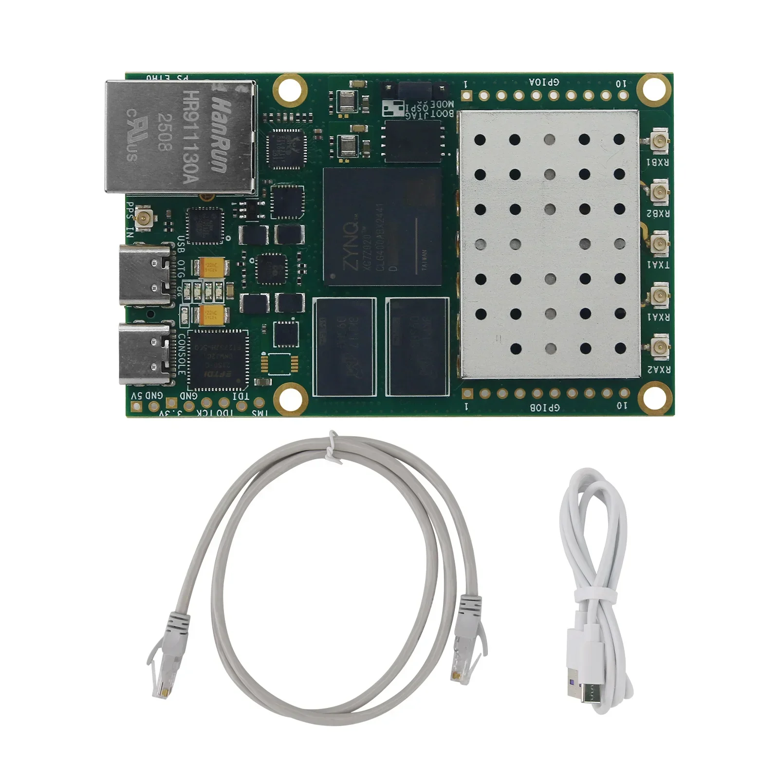 2026 70MHz-6GHz 4-Channel Phase Synchronization Receiving SDR Development Board Based on XC7Z020-2CLG400I+2pcs AD936X