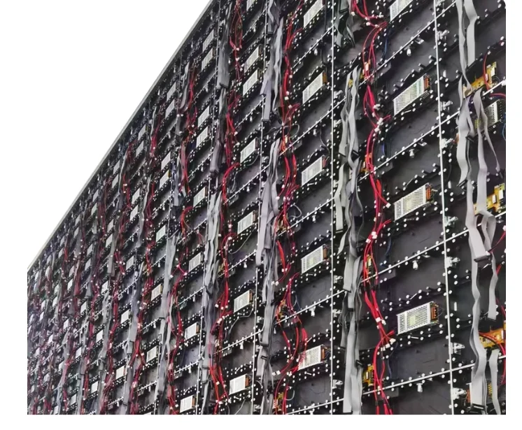 Commercial Outdoor Cabinet with 640*480 Small Pitch LED Display Die Cast Aluminum Enclosure HaiJia GaoKe 160*320 Module Display view 4