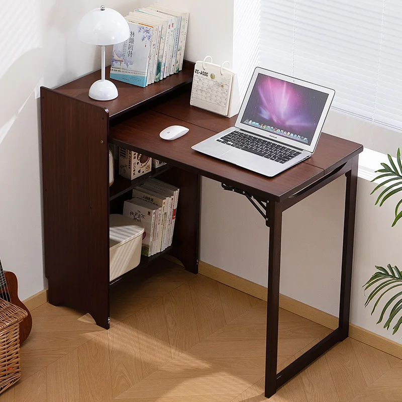 Escritorio plegable para niños, mesa de estudio, mesa de ordenador, mesa de escritura para el hogar para estudiantes, mesita de noche pequeña para tareas