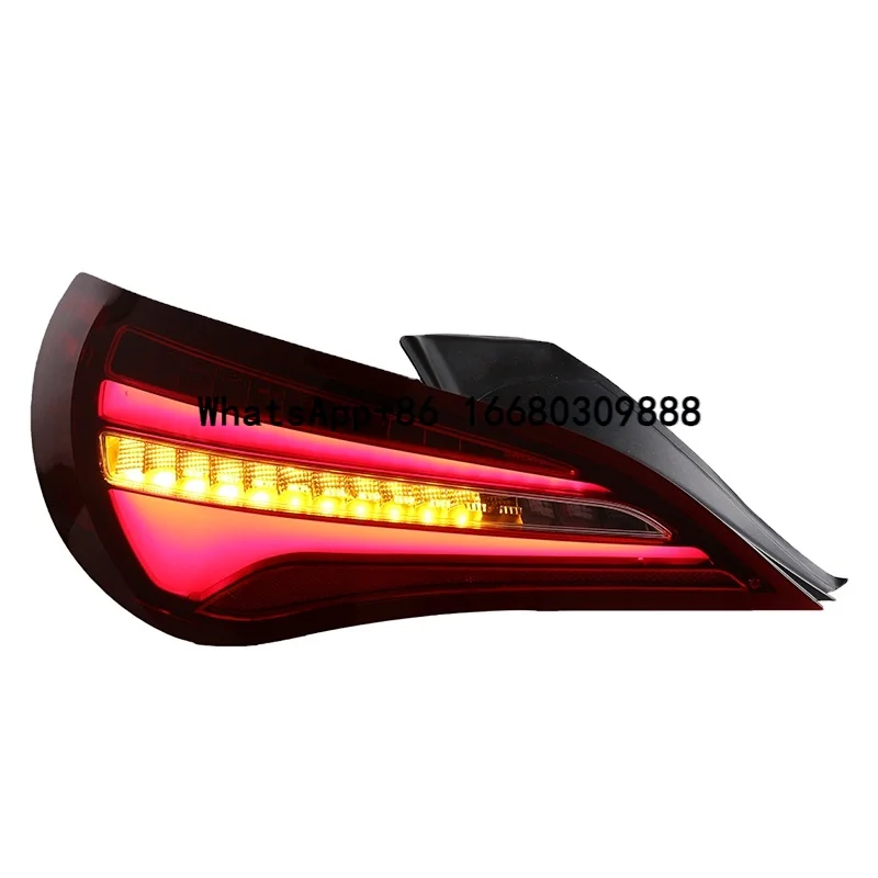 

JUSHUN 2013-2019 Mercedes CLA W117 LED Tail Lights Upgrade Red Lens Color Accessories for 12V for Mercedes Benz