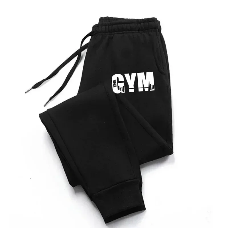 2025 Spring Autumn Fashion Trend Men Women Running Pants Fleece Lined Joggers Sweatpants Gym Sport Casual Tracksuits