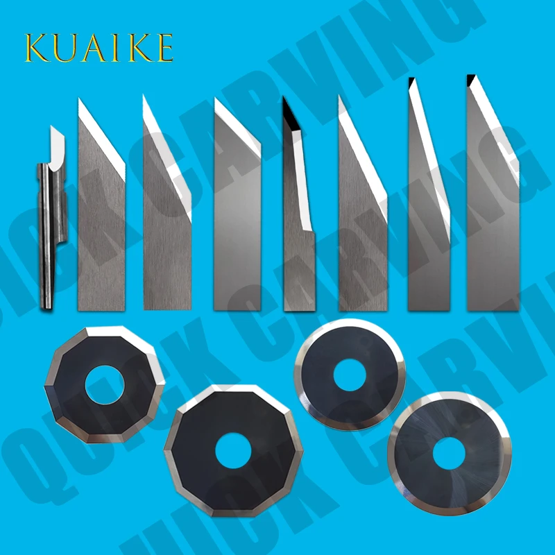 

10PCS Bullmer Tungsten Carbide Cutting Blade Vibrating Knife CNC Cutter Oscillating Blade BM-D001 BM-D116 BM-D117 BM-D118