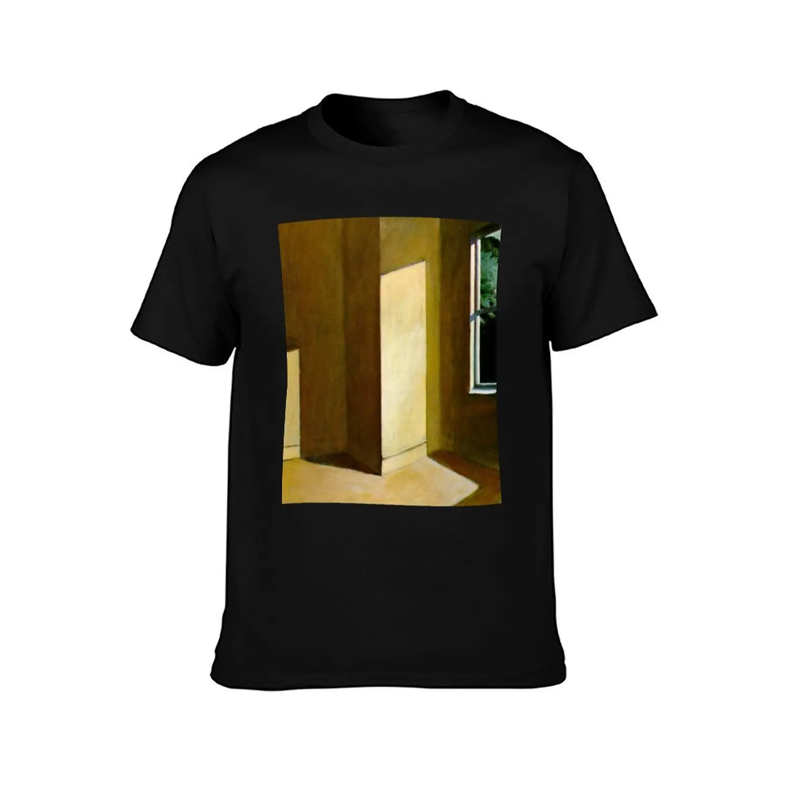 Sun in an Empty Room-Edward Hopper T-Shirt Trend Art Print T-Shirt