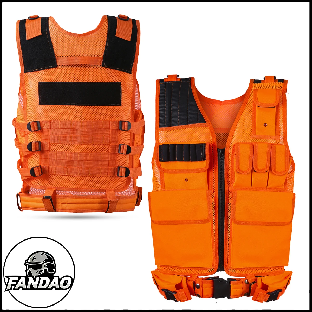 

Tactical Mesh Vest Breathable Military Combat Waistcoat Outdoor Protective Gear for Hunting Operations Airsoft Shooting Training