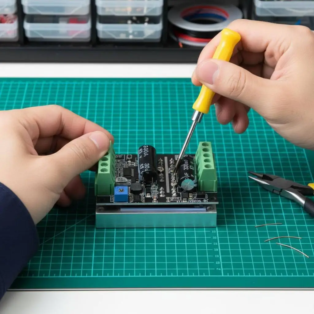 DC 6-60V 20A 500W Brushless Motor Controller Board Hall Detection PWM Speed Regulator for Robotics Projects