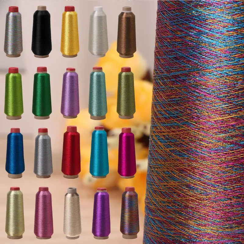 Polyester Overlocking Sewing Machine Cone Threads, All Purpose, 20Colors, 1Pc