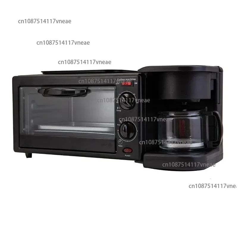 New Hot Sell 3 In 1 Breakfast Maker Microwave 3 In 1 Breakfast Station Oven Coffee Maker And Frying Pan