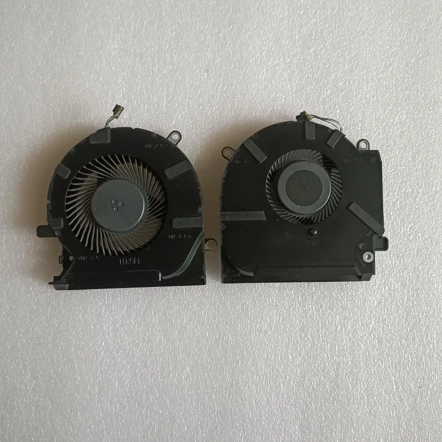 Imagem -02 - Original Cpu Gpu Cooler Fan para Omen 15-ek 15-en Tpn-q238 Q236 Portátil Radiador de Refrigeração Acessório M04215001 M04216-001 5v 12v