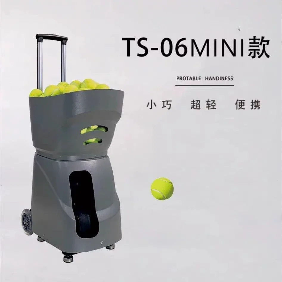 TS-06MINI Tennis Serving Machine Automatic Intelligent Topspin Integrated Sparring Trainer Equipped with Training