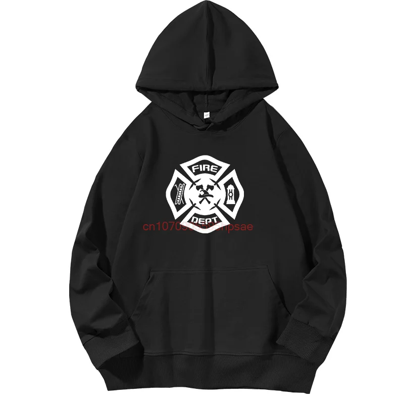 Girl Firefighter Fashion Graphic Hooded Sweatshirts Spring Autumn Essentials Hoodie Pullovers New In Hoodies & Sweatshirts