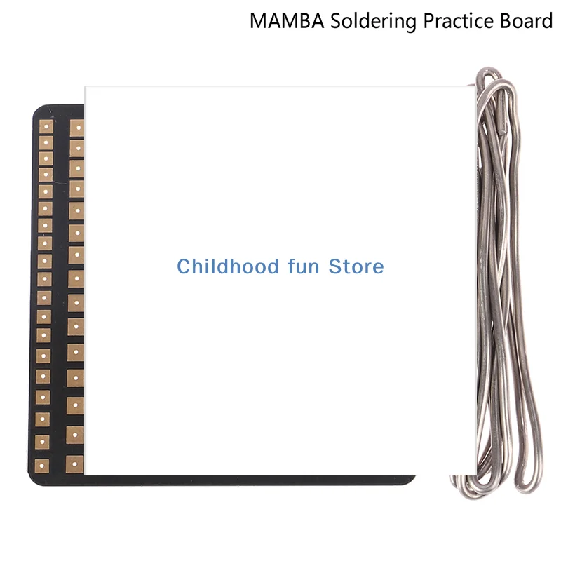 

High Quality DIATONE MAMBA Soldering Practice Board 49X49X1.6mm for FPV Beginner New Pilots Improving Soldering Level DIY Parts