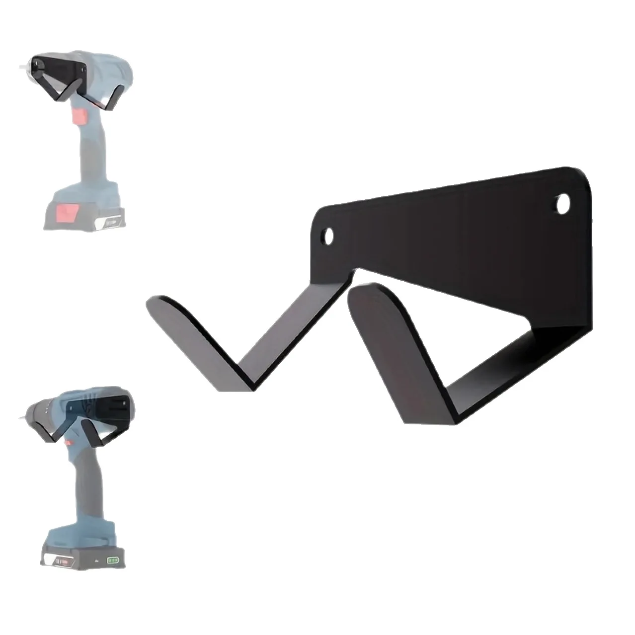 Drill Holder, Heavy Duty Steel Drill Dock Wall Mount, Universal Tool Organizer with Easy Access
