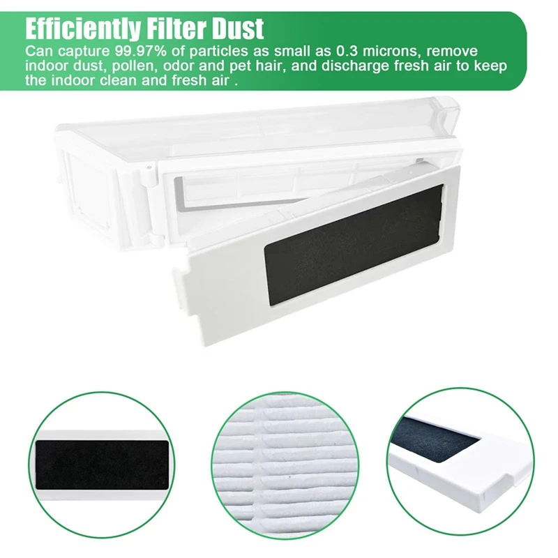 Vacuum Cleaner Replacement For Ecovacs Deebot T20 Omni / T20 /T20 Max /T20 Pro, Main Brush,Hepa Filters,Dust Bags