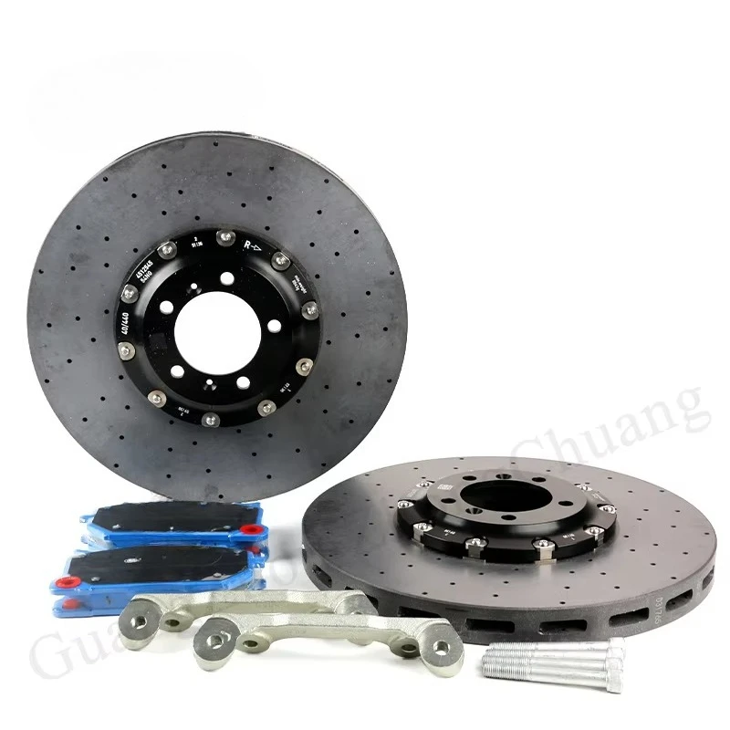 Carbon Fiber Ceramic Brake Rotor 380-420mm Brake Disc Upgrade for BNW M4 M2 G80 F80 F90 EMG C63 400 410 390 380mm Ceramic Discs
