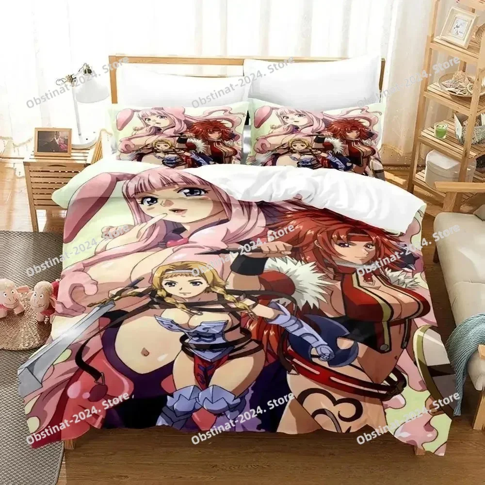 Queen Blade Bedding Set Single Twin Full Queen King Size Bed Set Adult Kid Bedroom Duvet cover Sets 3D Print Anime Bed Sheet Set