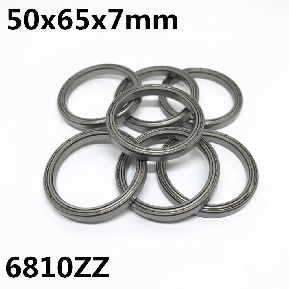10 sztuk 6810ZZ 6810-2RS wysokiej jakości ultra cienkie łożyska kulkowe głębokorowkowe 50x65x7mm 6810Z 6810RS — zdjęcie 2