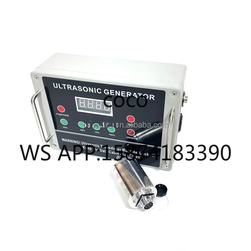 28KHZ Rotary Vibrating Screen Parts Ultrasonic Vibration Generator and Ultrasonic Transducer