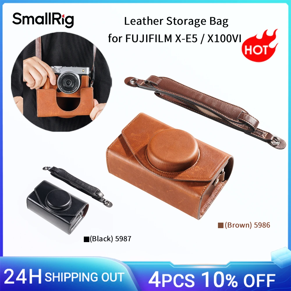 sac-de-rangement-en-cuir-smallrig-pour-fujifilm-x-e5-x100vi-marron-noir-avec-bandouliere-rangement-discret-interieur-double-de-tissu-pelucheux-5986