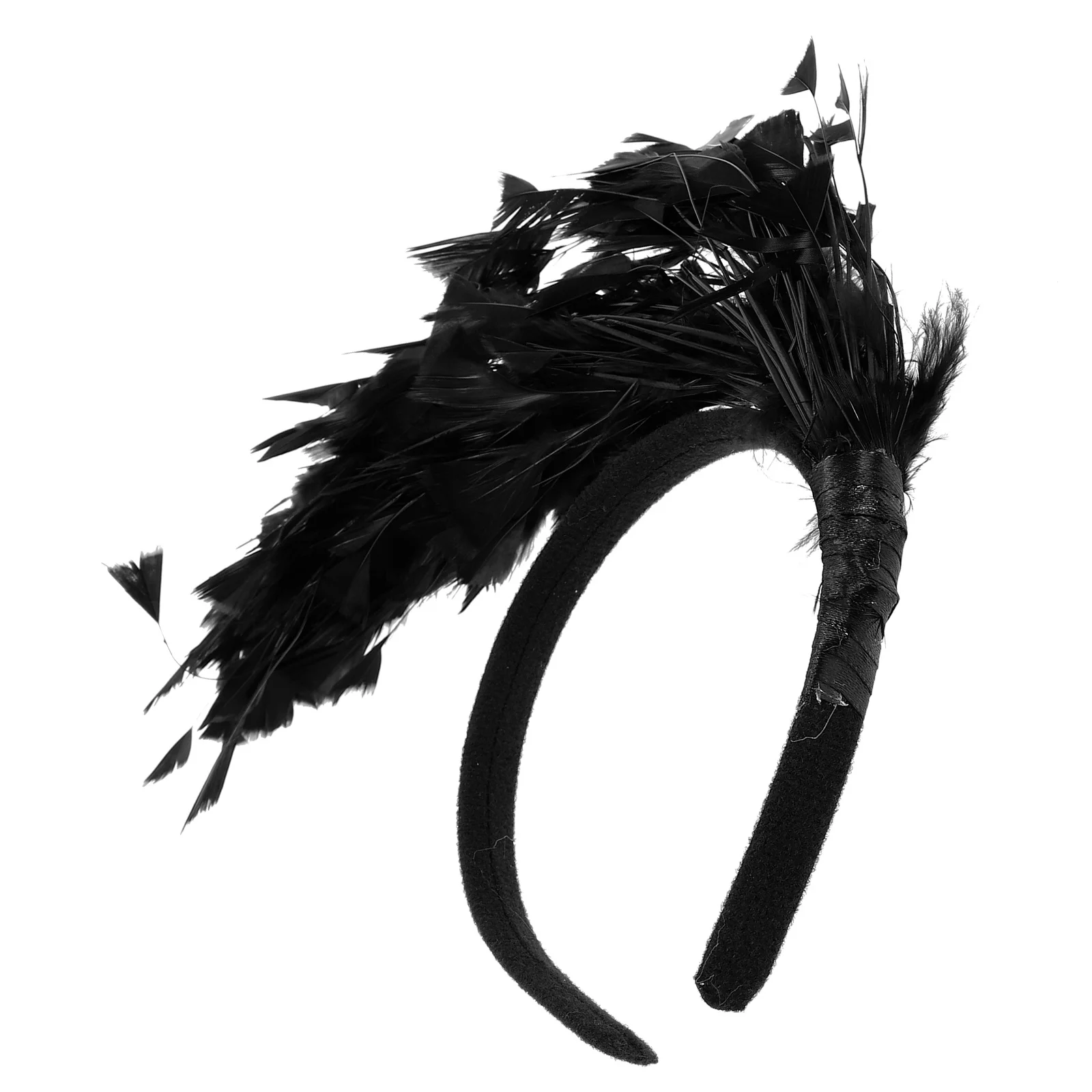 

Fascinator Headband for Women Fake Plume Headpiece Elegant Party Carnival Hair Accessories Photo Prop Gift Party Headband