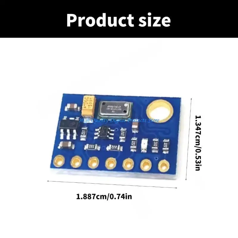 U2JE 2PCS GY-63 MS5611-01BA03 Mô-đun cảm biến áp suất khí quyển cho thiết bị điện tử