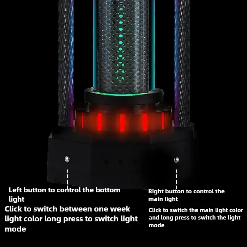 NEW Retro Tube Night Light Electronic Tube Music Spectrometer Level Pickup Rhythm Light Desktop Ornament