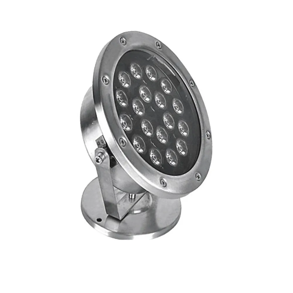 

Factory Price IP68 RGB DMX 512 Fountain Outdoor 18W LED Spot Underwater Swimming Pool Light