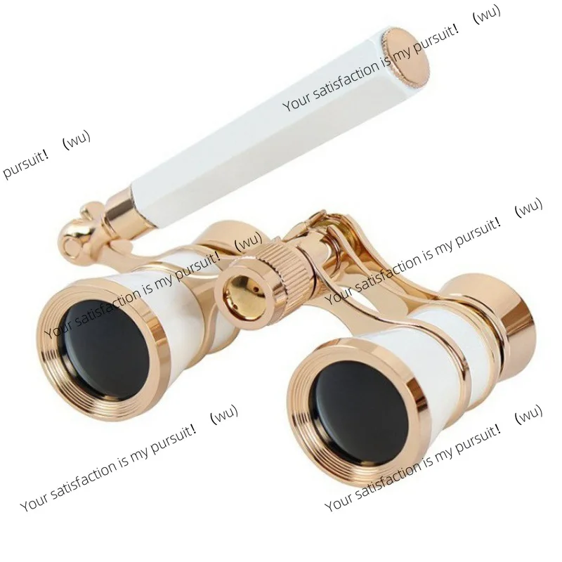 Metal optical 3X25 binoculars, high-end handheld concert ball game telescope wide-angle