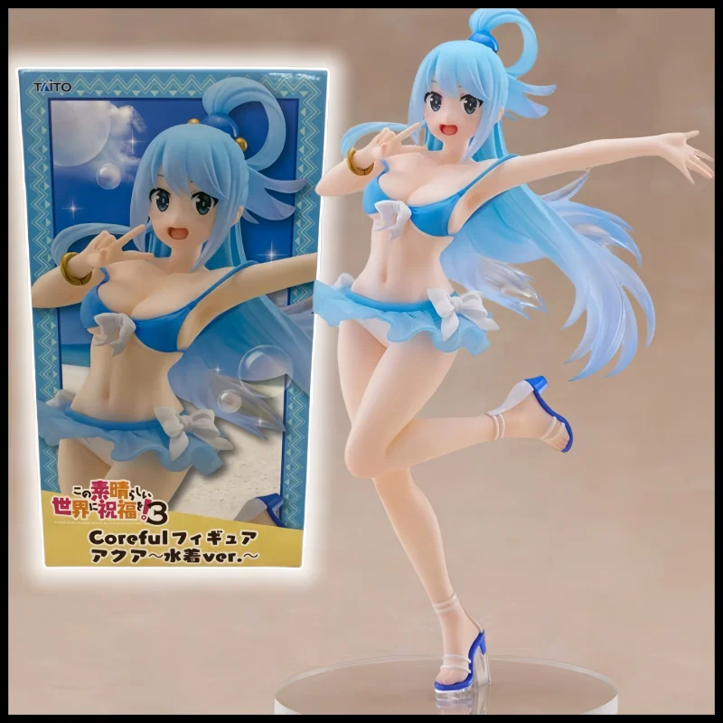 

20cm God'S Blessing On This Wonderful World Anime Figure Aqua Pvc Action Figure Collectible Model Toys Kid Gift Ornaments Doll