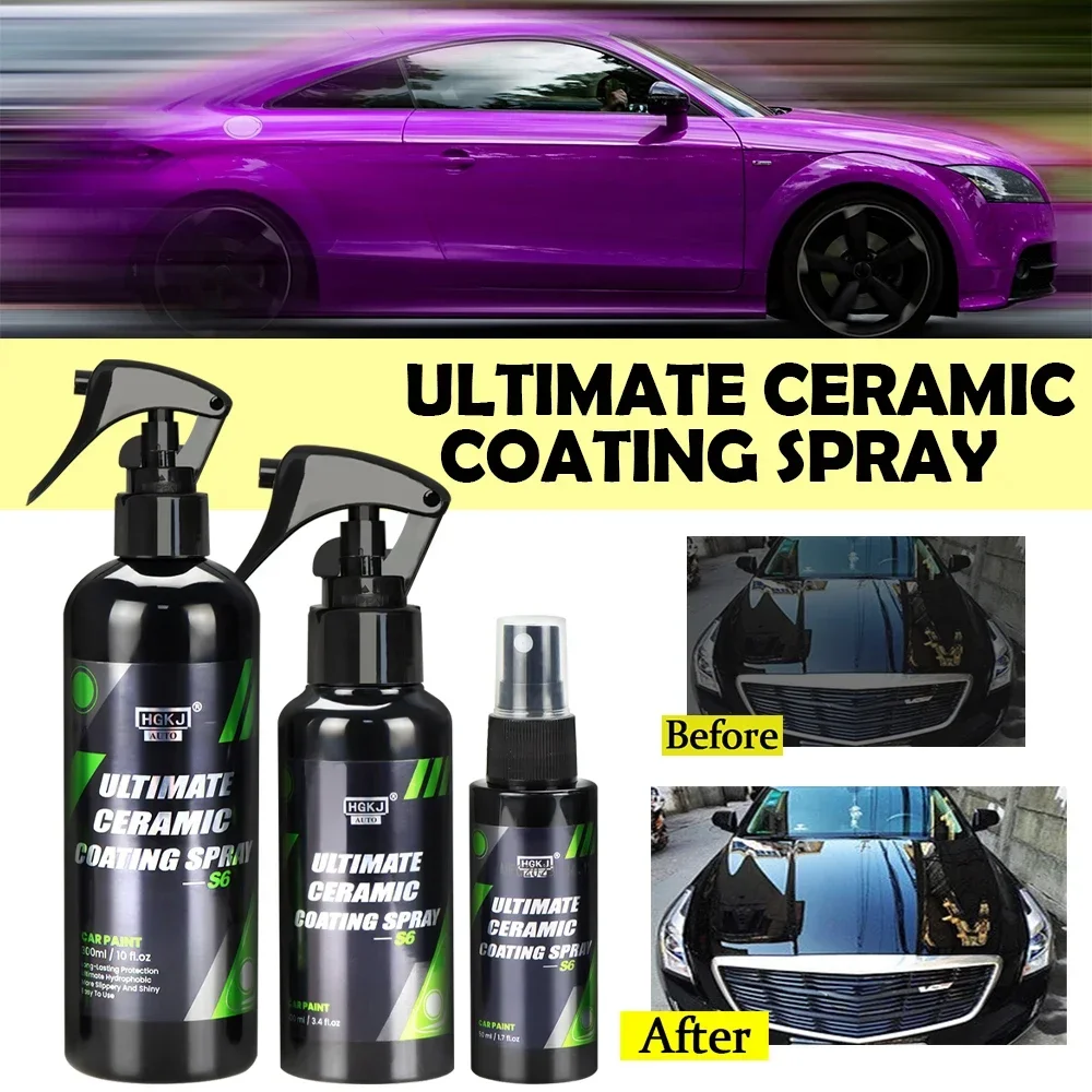 Nano Ceramic Car Coating Paint Care Hydrophobic Car Care Top Quick Coat Polishing Detail Protection Liquid Antifouling Agent