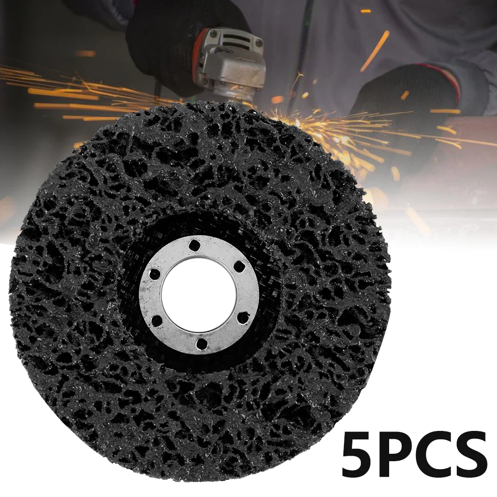 5pcs Stripping Wheel Strip Discs for Angle Grinders Clean & Remove Paint, Coating, Rust for Wood Metal Fiberglass Work