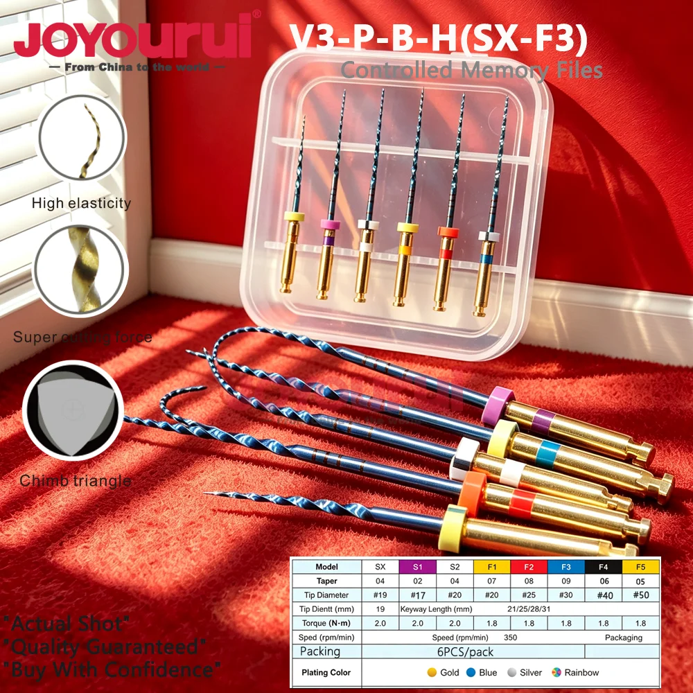 Dental Root Canal File Heat-Activated Rotary Nitinol Tooth Blue Files 25mm Thermally Activated Nickel-Titanium odontologia SX-F3
