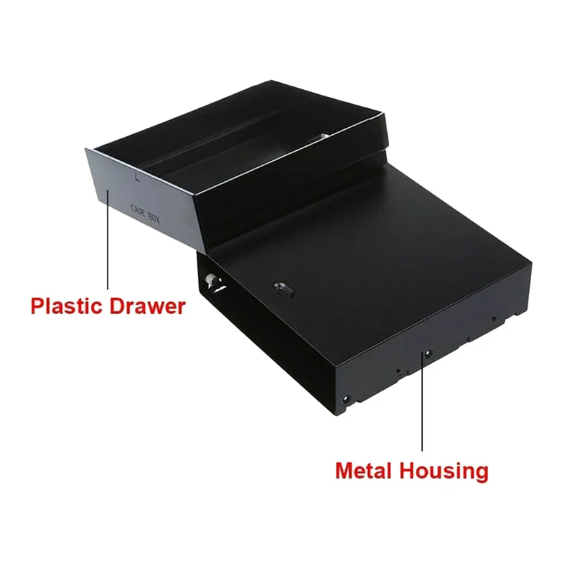 Desktop Storage Box Organizer Drawer Optical Drives 5.25Inch Front Panel Storage Holders & Racks for Desktop PC Computer