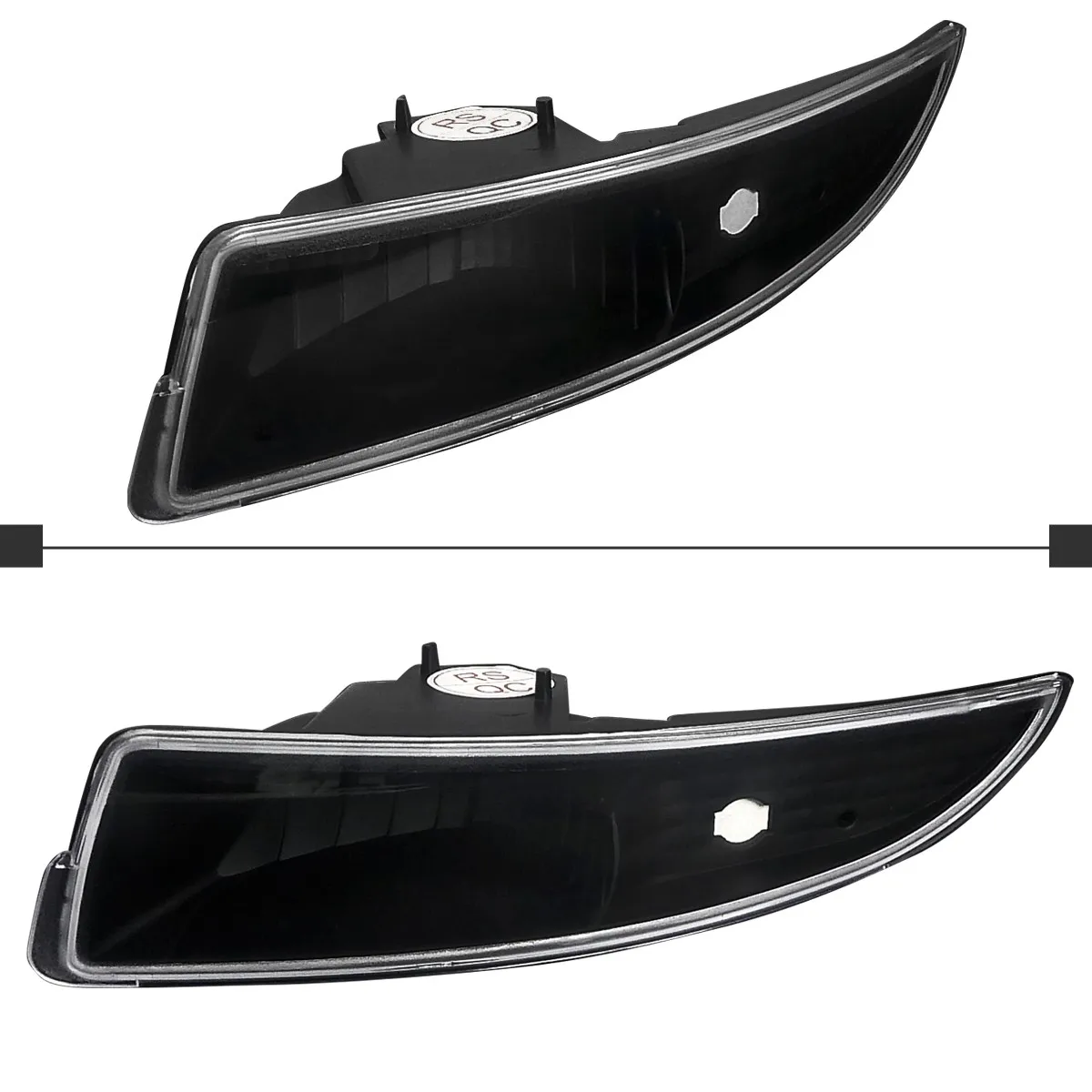 Black Bumper Lamps Fits 1993-2002 Chevy Camaro Front Parking Signal 93-02