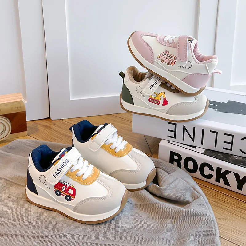 Children's Sneakers for Boy Lightweight Versatile Tennis Shoes for Girls Fashion Causal Kids School Running Basketball Shoes