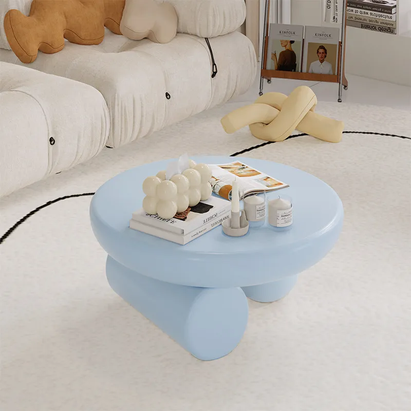 

Dopamine modern simple coffee table household living room small apartment table round light luxury ins side table