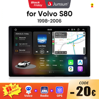 Junsun V3 Plus 2K Android 13 Wireless CarPlay Android Auto Car Intelligent Systems For Volvo S80 1998 - 2006 7870 Autoradio