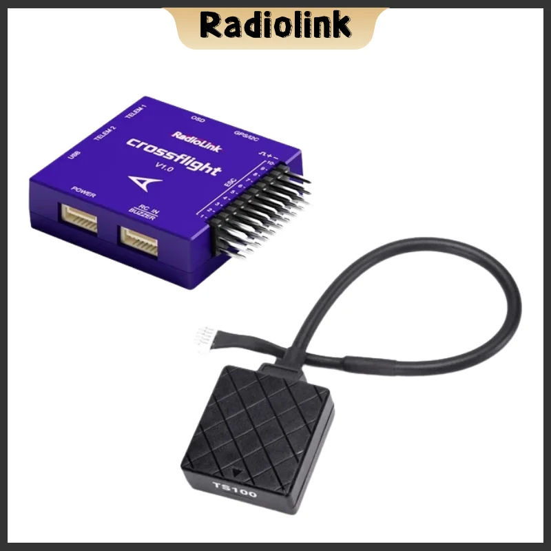 Radiolink crossflight controlador de vôo 2-12s 10 pwm fc com módulo osd ts100 gps m10n m8n para fpv drone heli avião carro barco