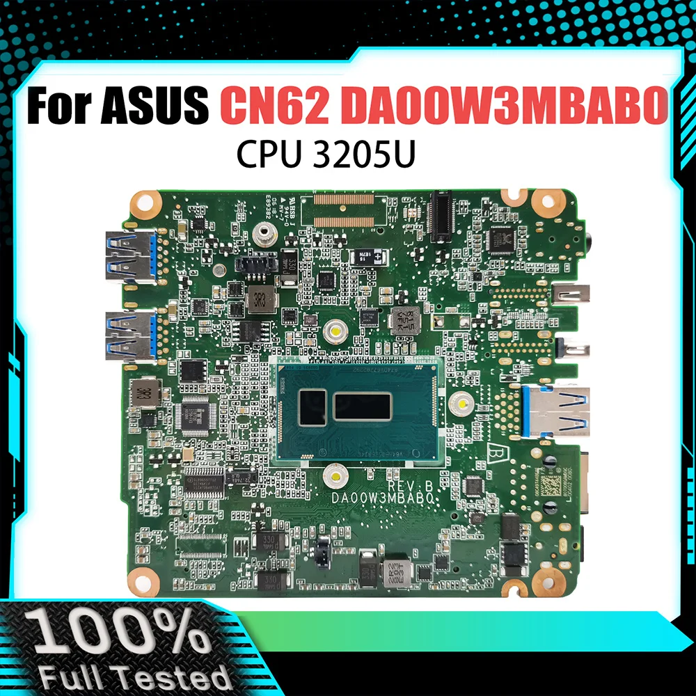 

3205U материнская плата для ноутбука ASUS Chromebox CN62 Mini PC материнская плата DA00W3MBAB0 материнская плата для ноутбука