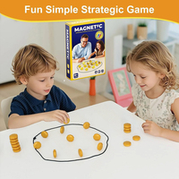 In Stock Party Games Magnetic Stones Interactive Magnet Board Strategy Game Family Kid Adults Portable Magnetic Play Set ,。;’【】