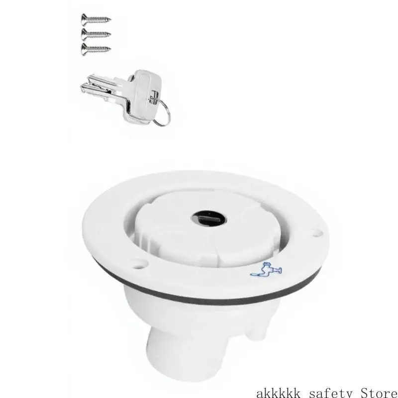 

XXFF RVs Water Inlet Valves Wide Mouth Design For Efficient Camping Water Fill