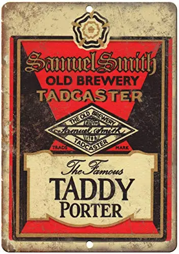 Samuel Taddy 12x16 Inch Metal Tin Wall Decor Home Bar Tin Sign Decor