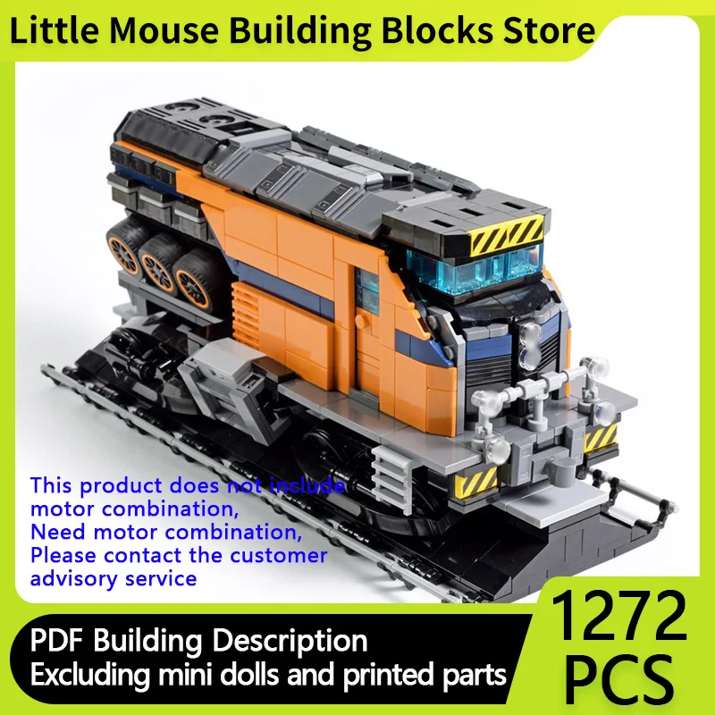 

Конструктор MOC: Городской Автомобиль и Железнодорожный Электровоз, Модульная Технология, Подарки для Детей на Праздники, Набор для Сборки Игрушек