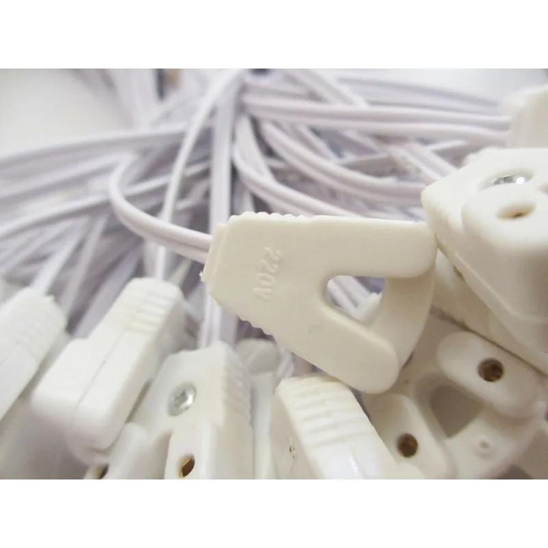 10pcs/Pack T5/T8 led tube light fluorescent lamp wire fluorescent lamp line kit base cable connector 30cm Long