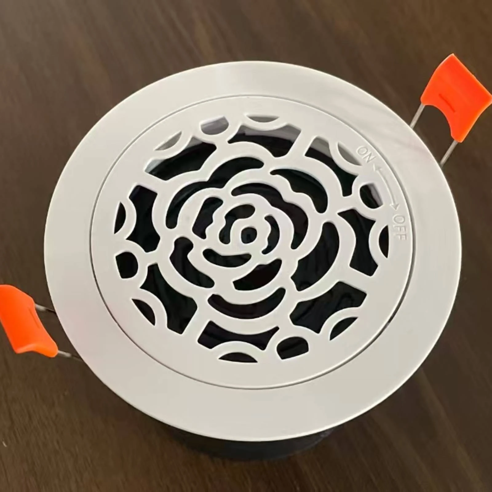 Fresh Air Vent Outlet 75mm Air Vent Grille Round Plastic for DIYers, Ceiling, Bathroom