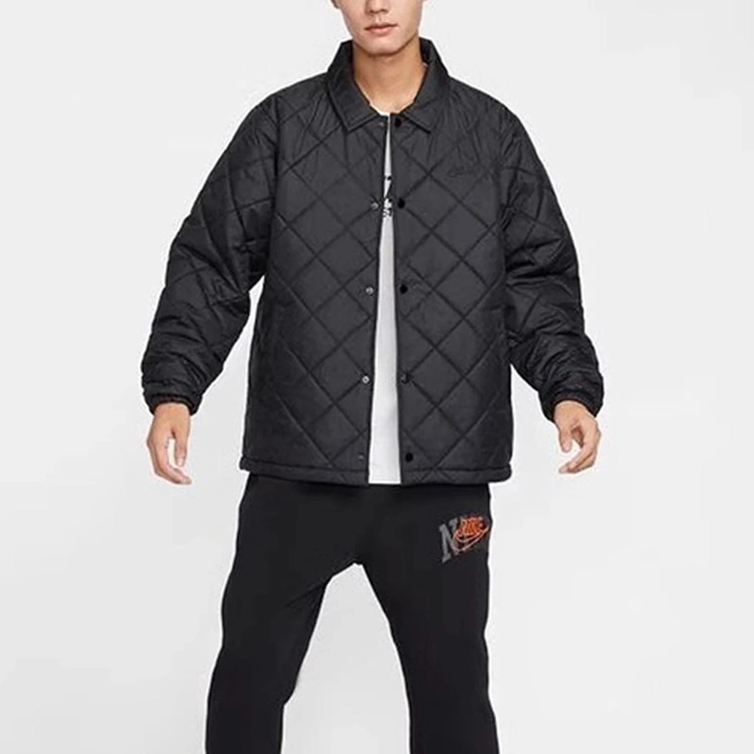 Nike genuine new men's loose casual collar lightweight cotton jacket FZ0635-010
